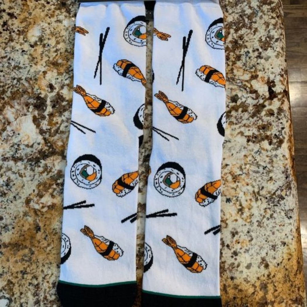 New (NWT) Men's Odd Sox Socks: Sushi